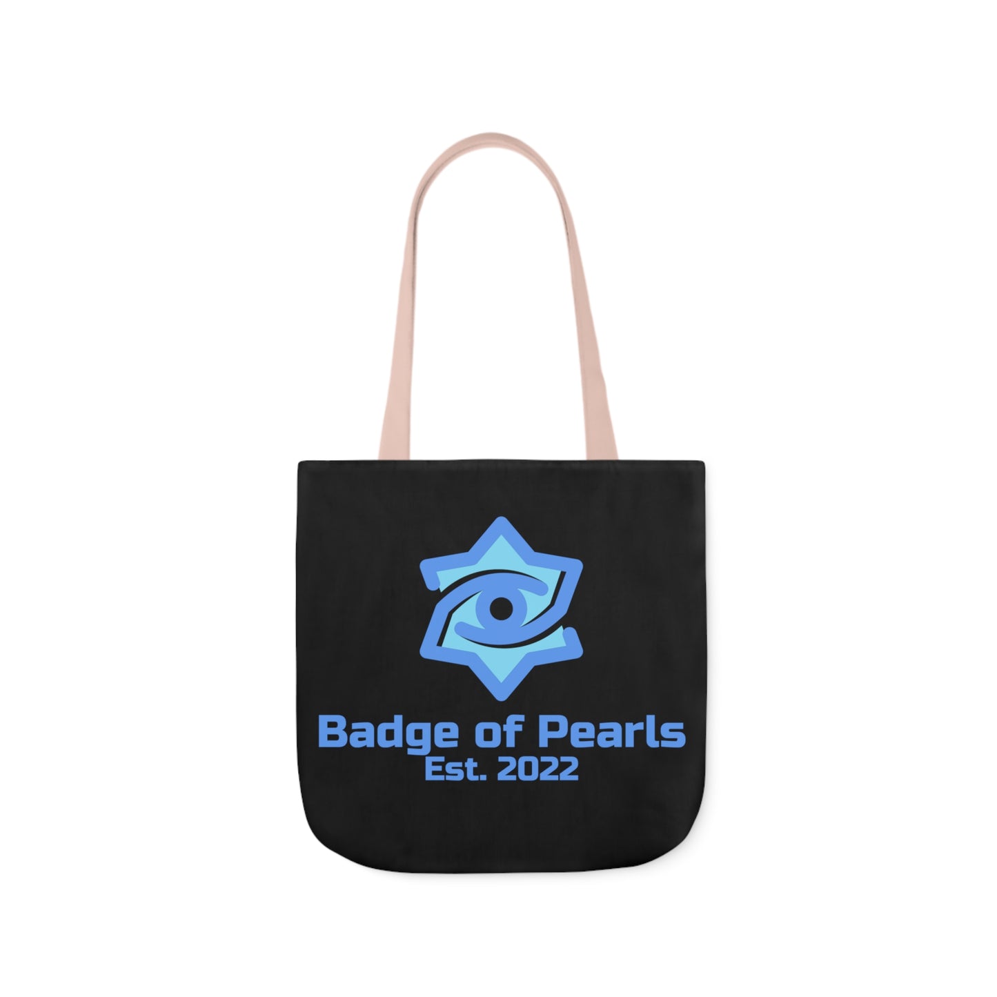 Badge of Pearls Polyester Canvas Tote Bag