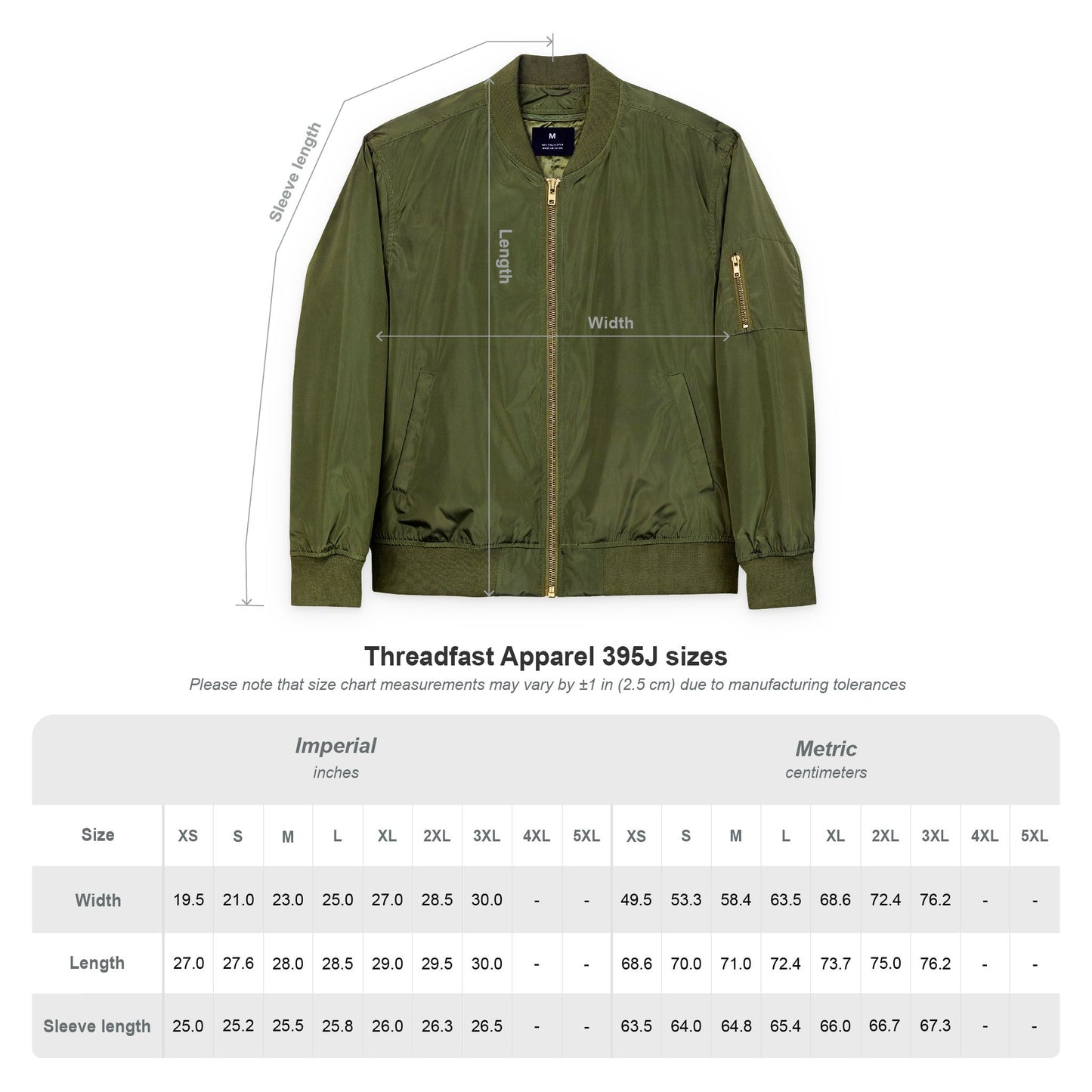Sustainable Bomber Jacket with Embroidered Patch