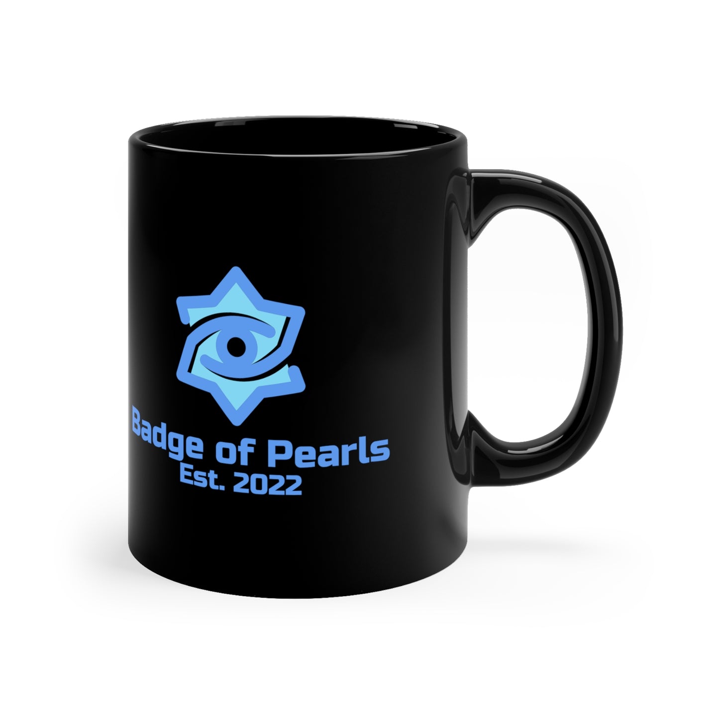Badge of Peals 11oz Black Mug