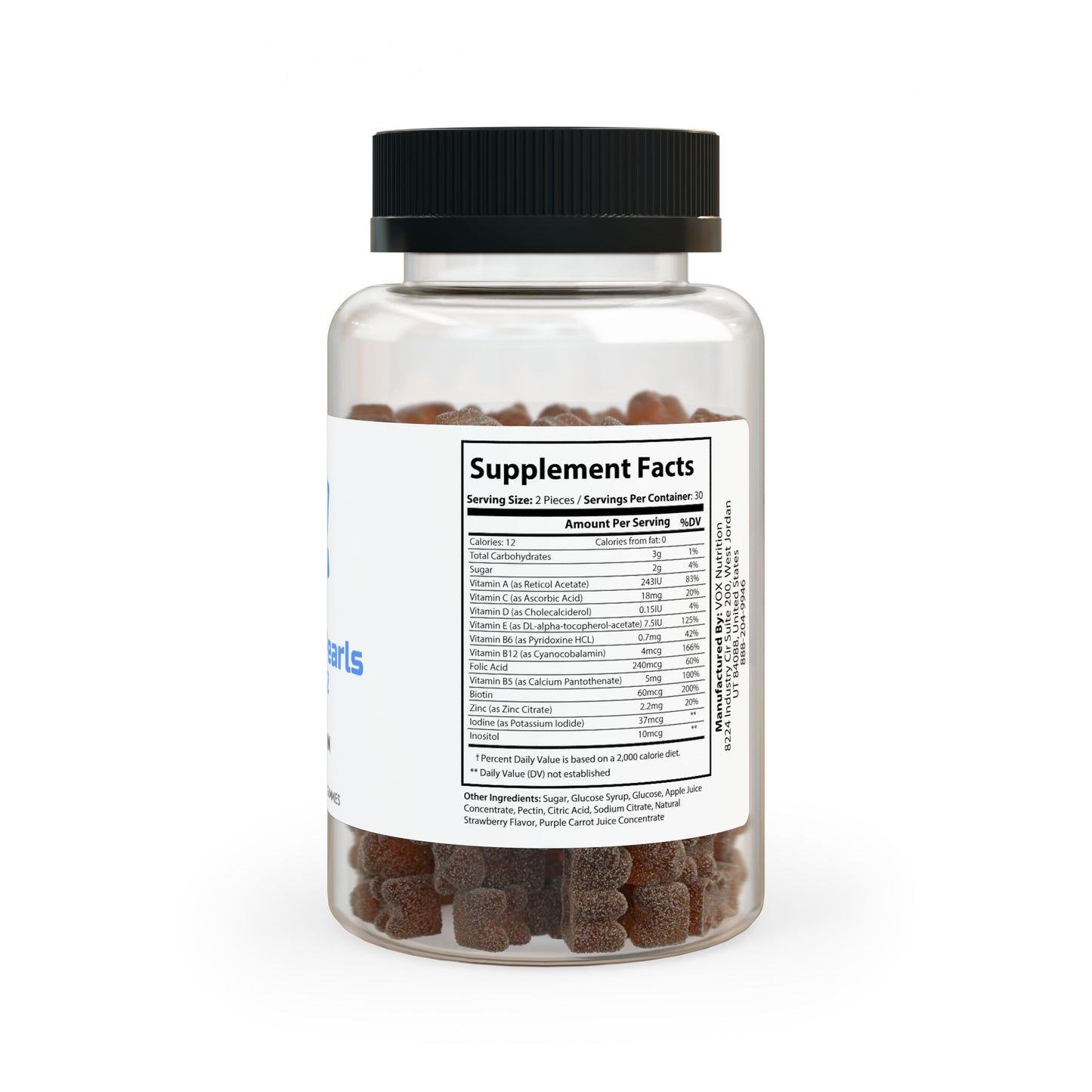 BADGE OF PEARLS Multivitamin Gummies for Adults (60 Gummies)