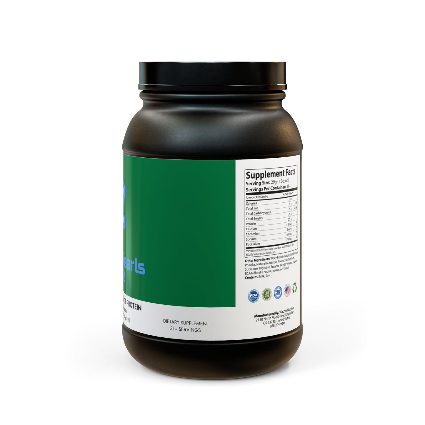 BADGE OF PEARLS Whey Isolate Protein Supplement (907g, 2lb)
