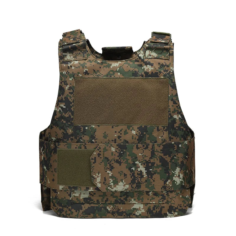 AGENT ACEVEDO 34815 Tactical Army Vest Multi functional Armor Plate Tactical Carrier Vest CP Camo 800D