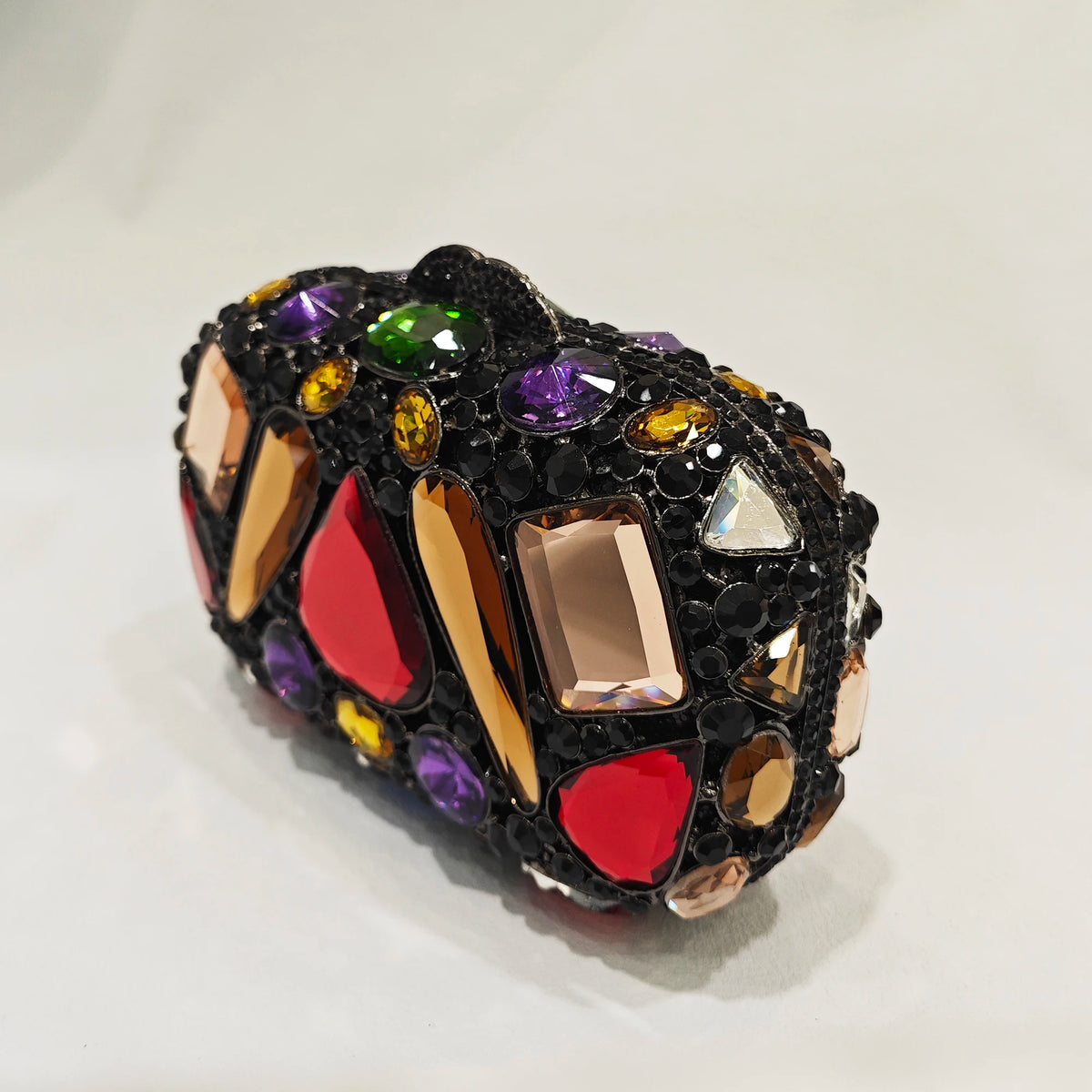 Luxurious Purse Stone Bridal Prom Handbags Women Diamond Evening Clutches Purses Big Stones