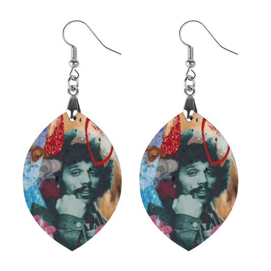Miguel Piñero Wooden earrings