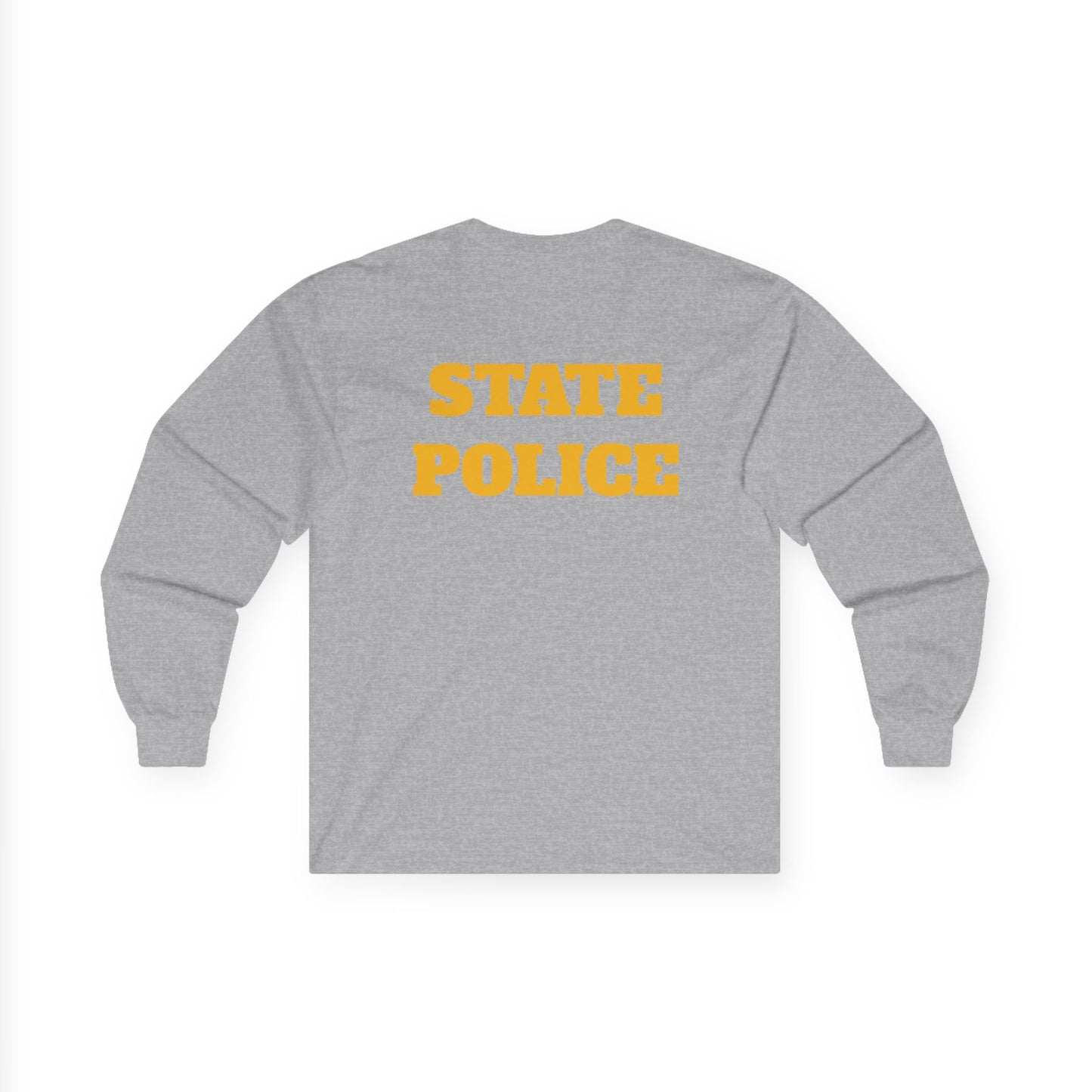 Unisex State Police Long Sleeve Tee - Perfect for Law Enforcement Support