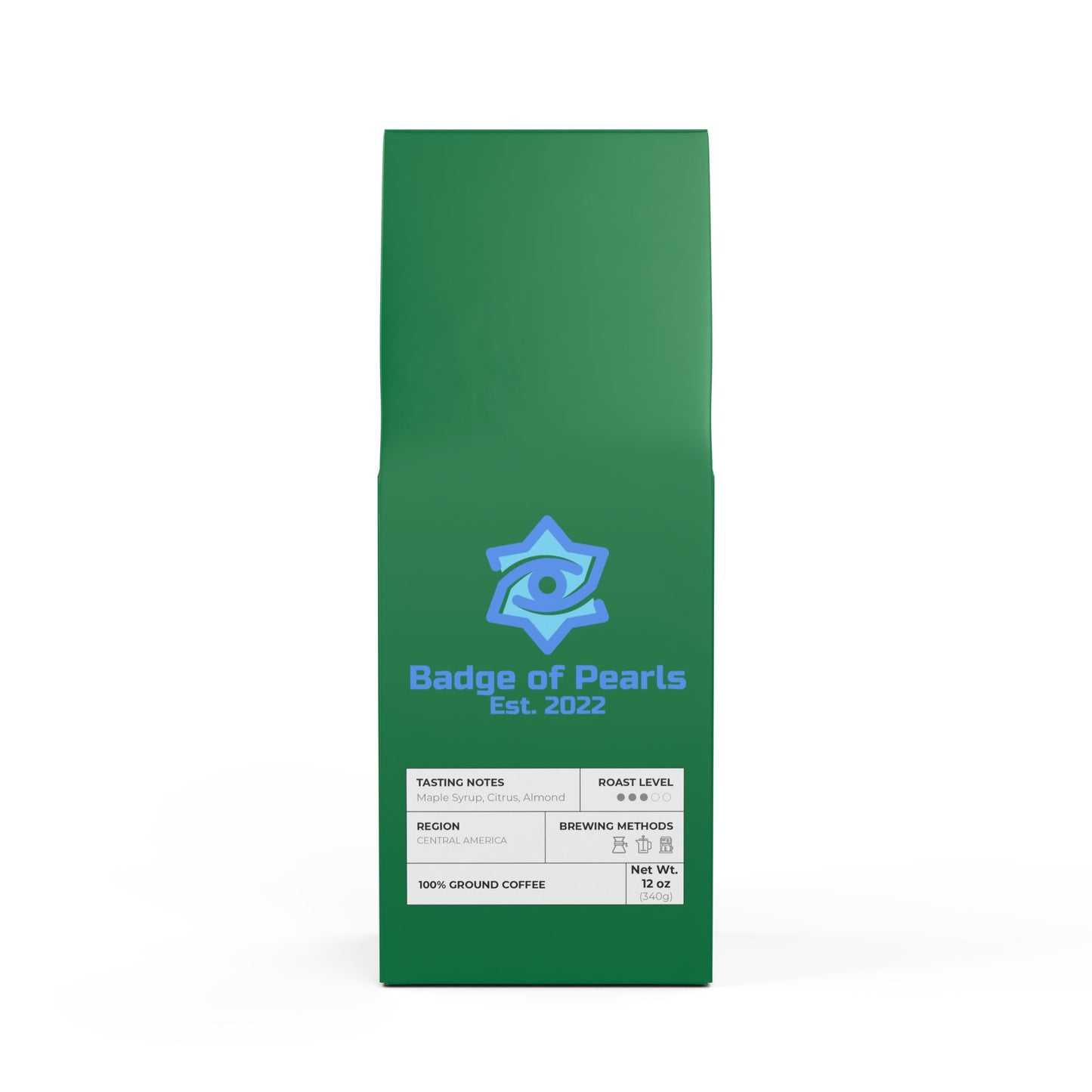 BADGE OF PEARLS Broken Top Coffee Blend (Medium Roast)