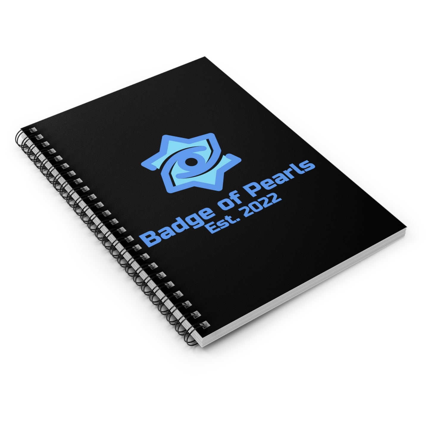 Badge of Pearls Spiral Notebook - Ruled Line