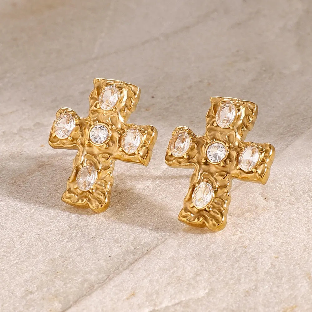Jewelry niche high-end earrings made of titanium steel