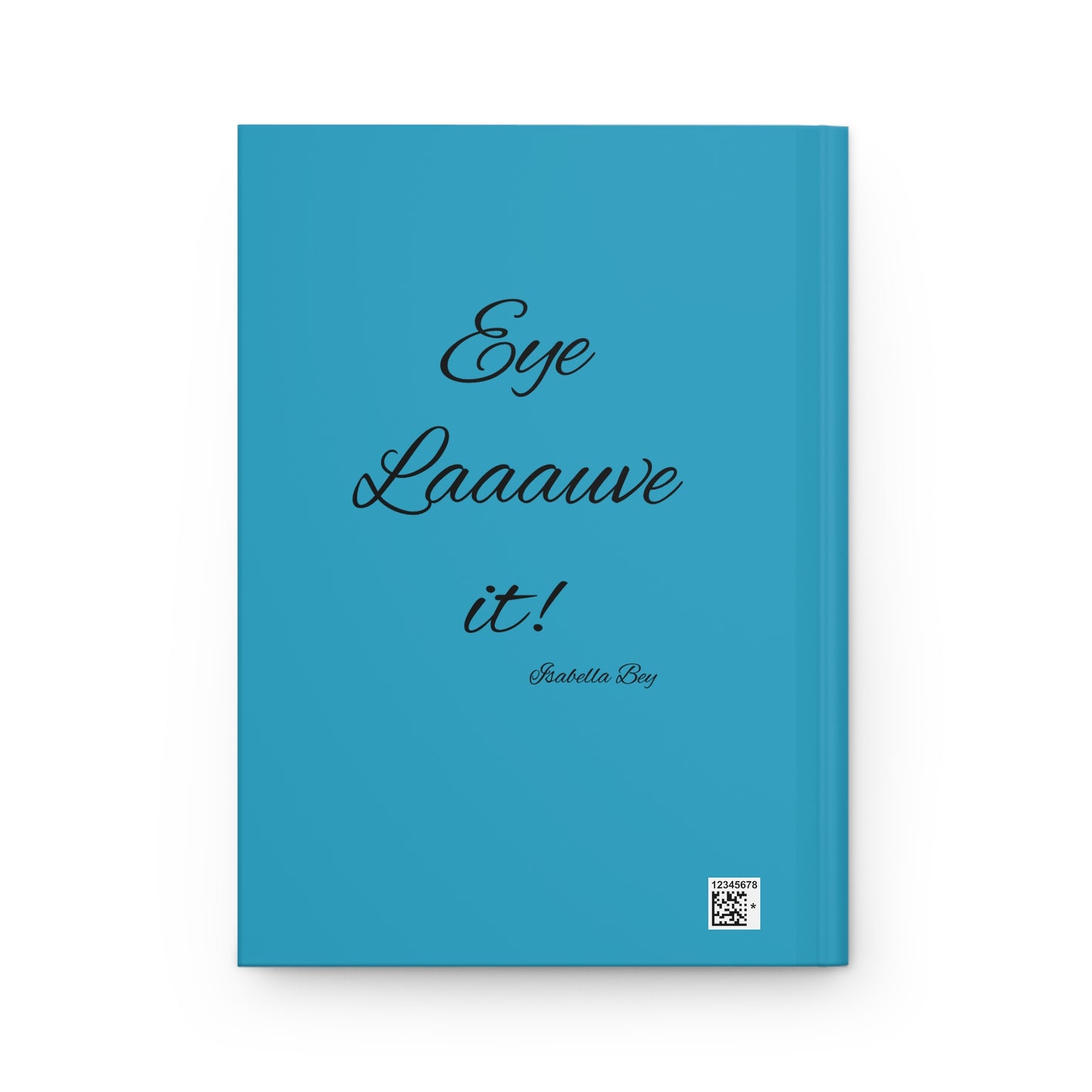 Stylish Hardcover Journal - 'Badge of Pearls' & 'Eye Laaauve It!