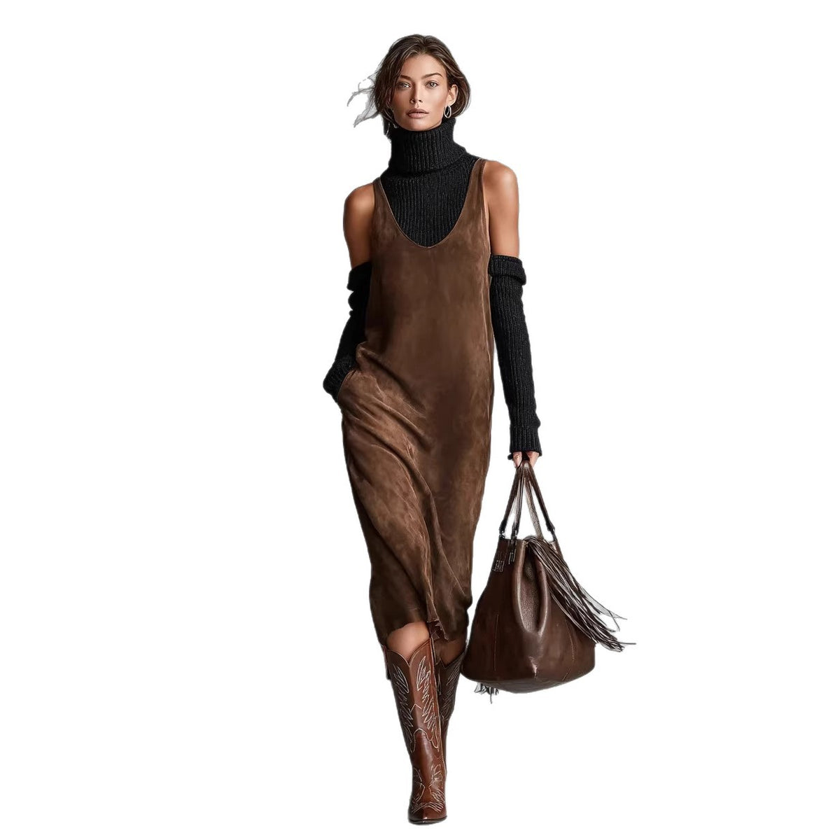 Sexy Off-Shoulder Fitted Dress for Party, Travel, Date, Casual Wear Office Outfit Long Dress