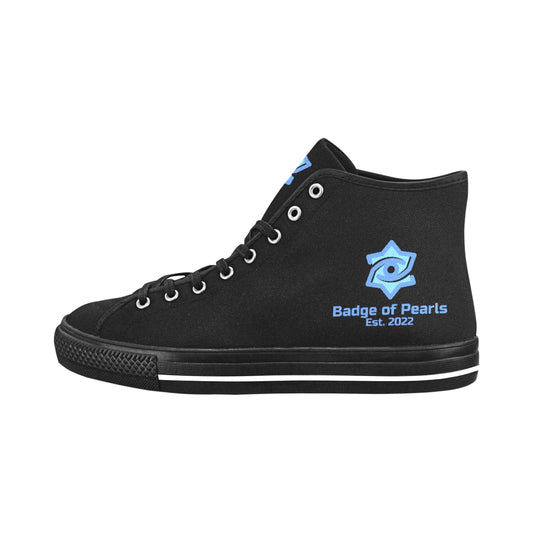 Badge of Pearls Vancouver High Top Canvas Men's Shoes
