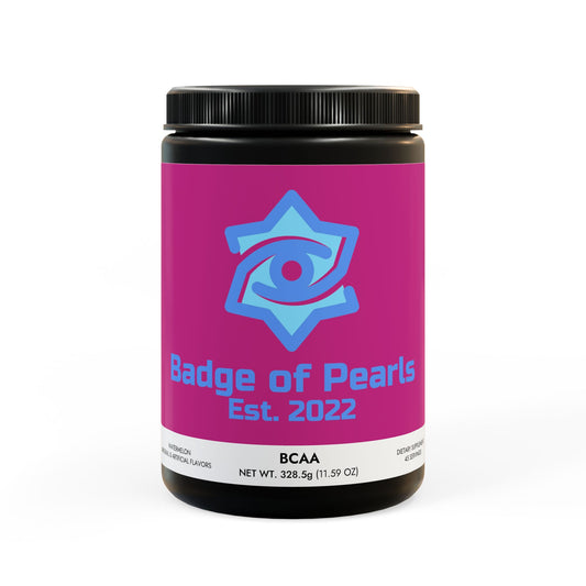 BADEGE OF PEARLS BCAA Supplement, Watermelon (325g, 11.46oz, 45 servings)