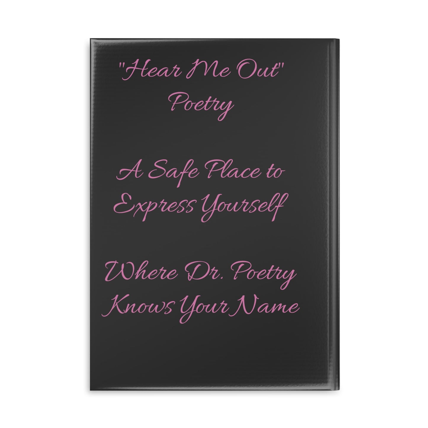 Dr. Poetry Hardcover Notebook with Puffy Covers