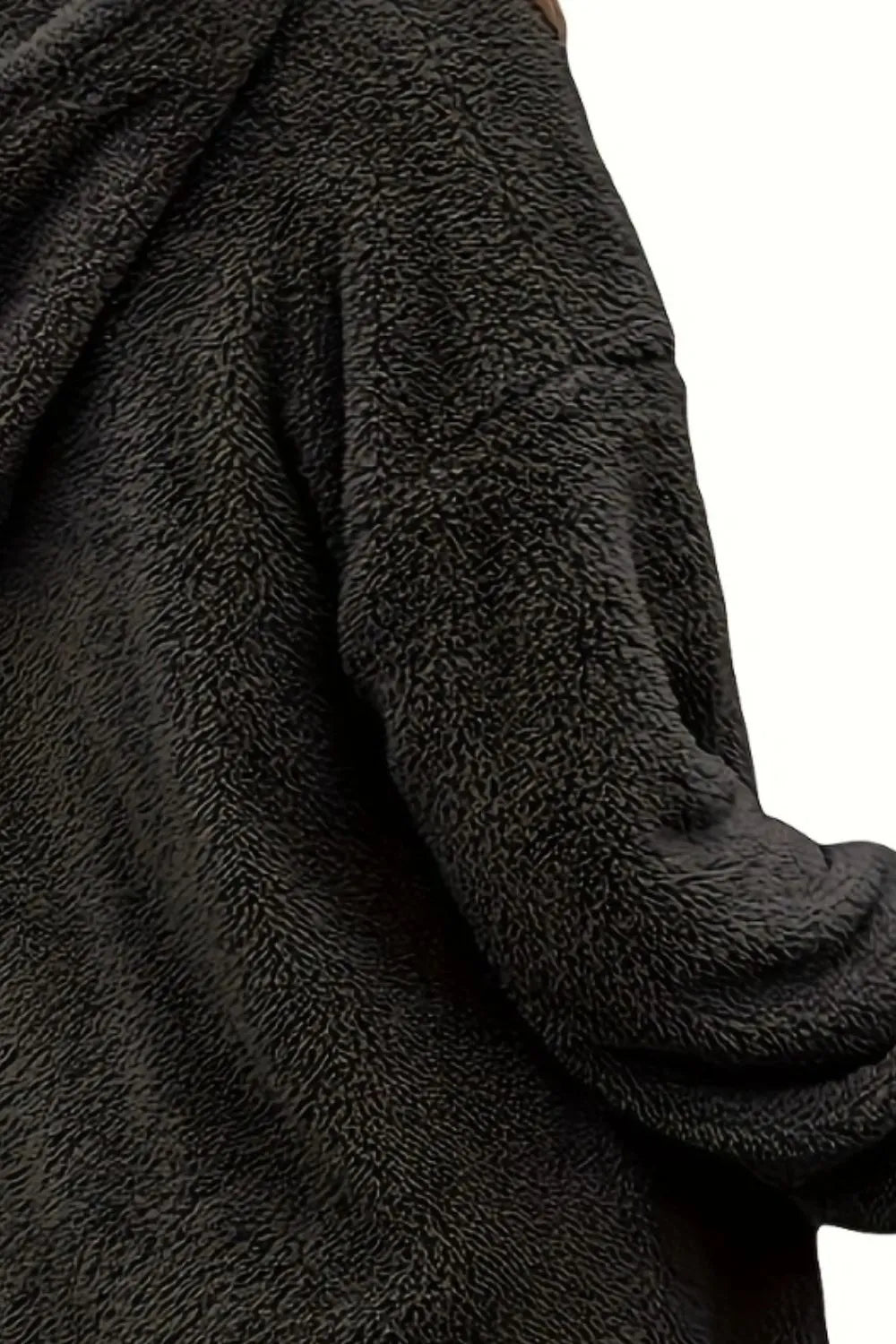 Badge of Pearls Half Zip Dropped Shoulder Oversized Hoodie