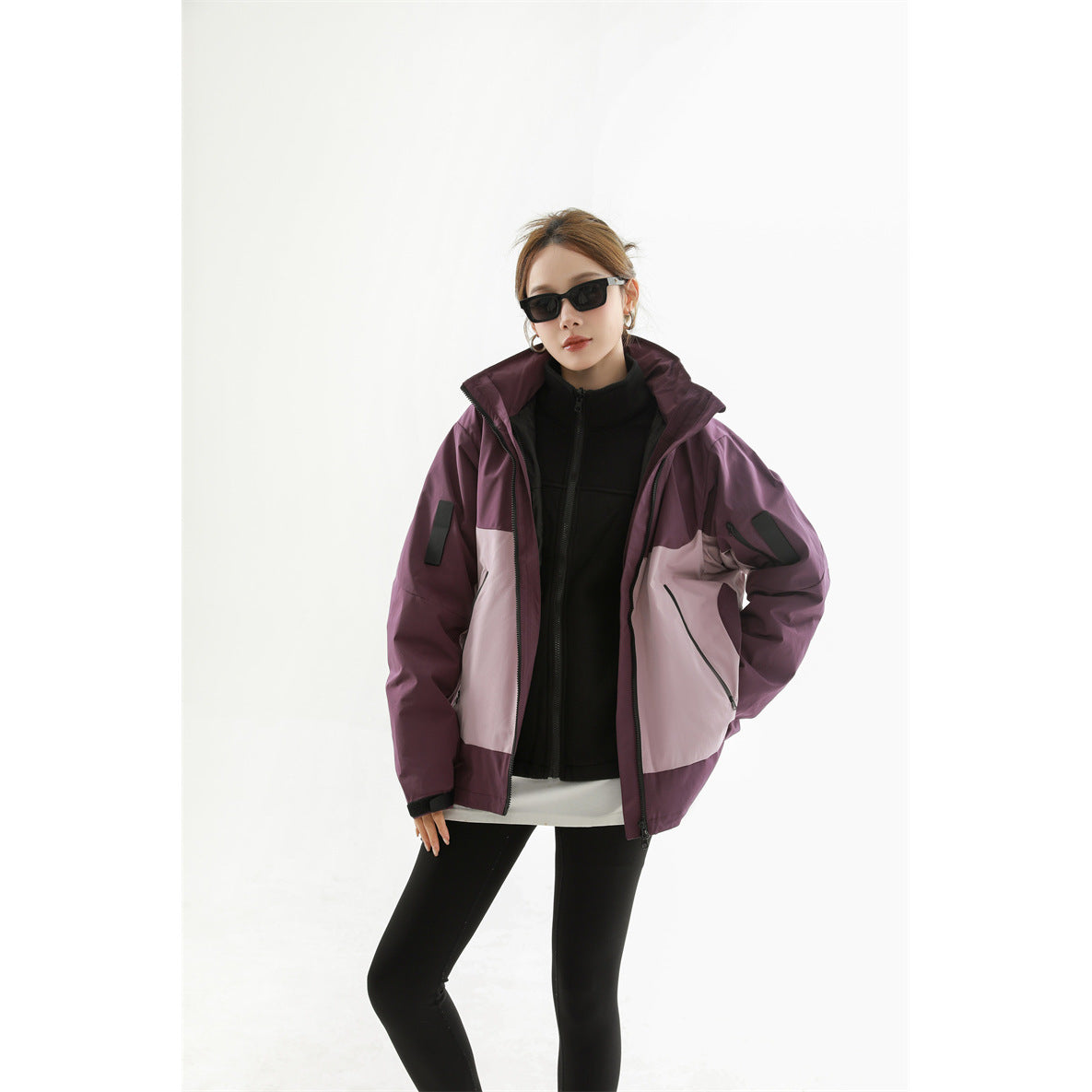 Fashion Windbreaker Jacket for Women Spring Autumn Outdoor Casual Windproof Coat