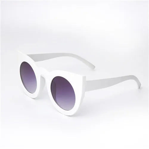 POESIA Vintage Cat Eye Sunglasses Women Gradient Lens Cute Large frame Sun Glasses Luxury Brand Designer oculos de sol feminino