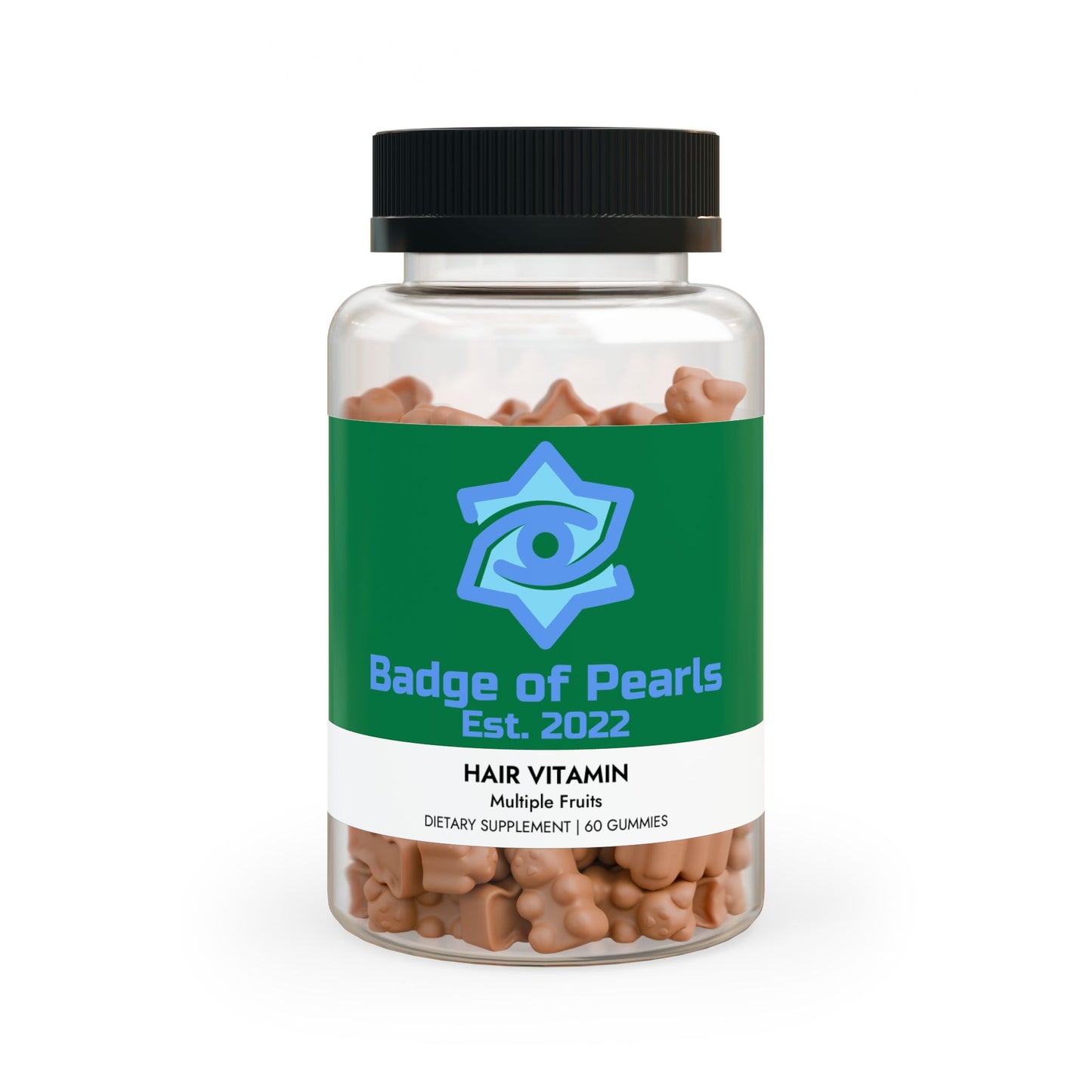 BADGE OF PEARLS Hair Vitamin Gummies (60 Gummies)