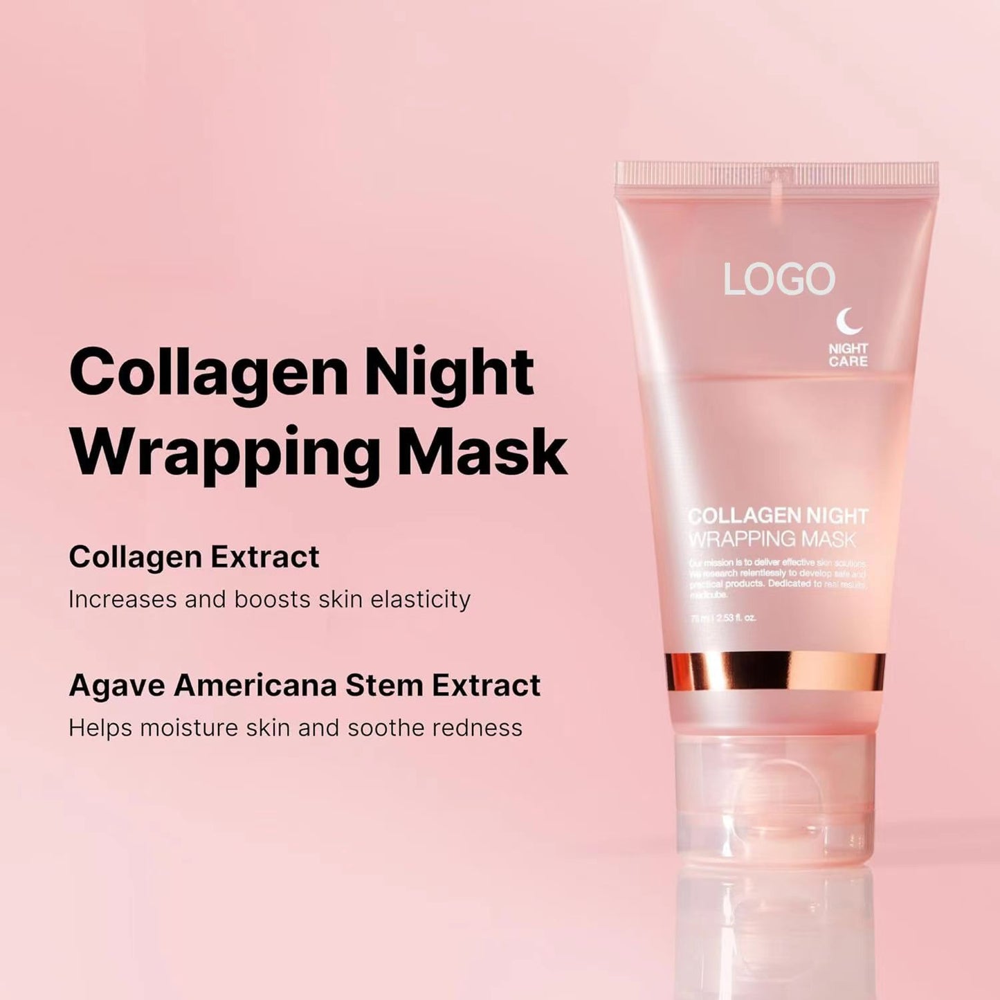 Badge of Pearls Collagen peel-off mask smearable deep cleansing skin rejuvenation moisturizing skin care sleeping mask