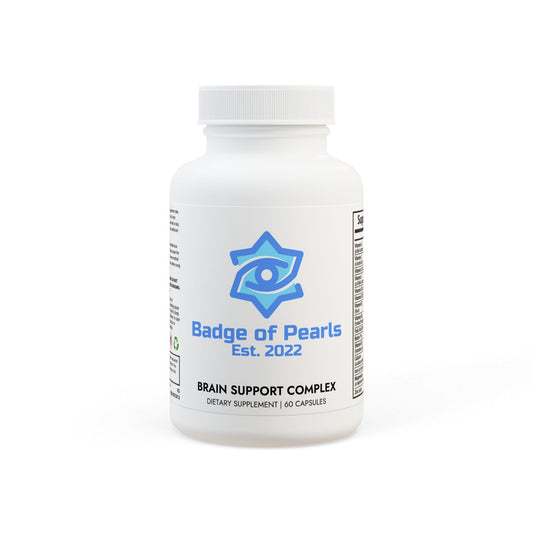 BADGE OF PEARLS Brain Support Complex Supplement (60 Capsules)