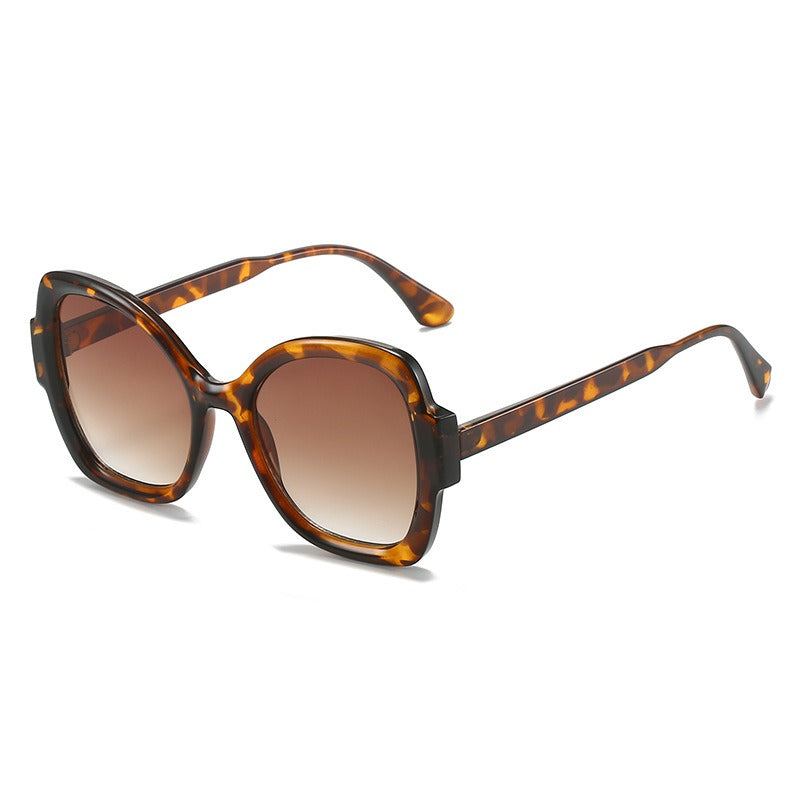 POETA Sunglasses European and American Internet celebrity ins personalized butterfly glasses Milan fashion catwalk sunglasses