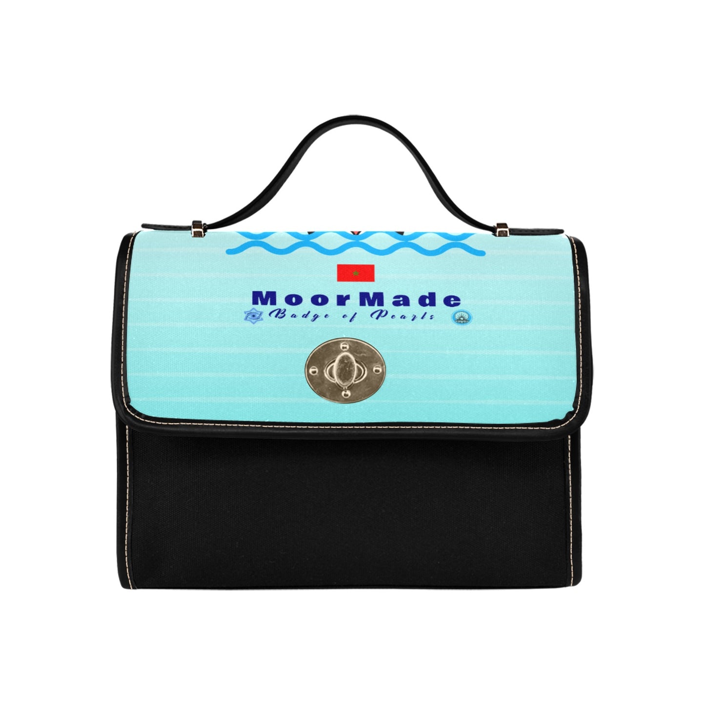 Moor Made Badge of Pearls Lock bag