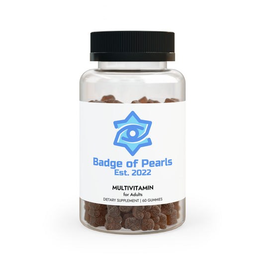BADGE OF PEARLS Multivitamin Gummies for Adults (60 Gummies)