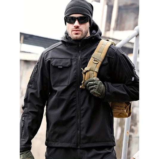 AGENT ACEVEDO 34815 Tactical jacket for men LAW ENFORCEMENT  waterproof hooded mountaineering suit