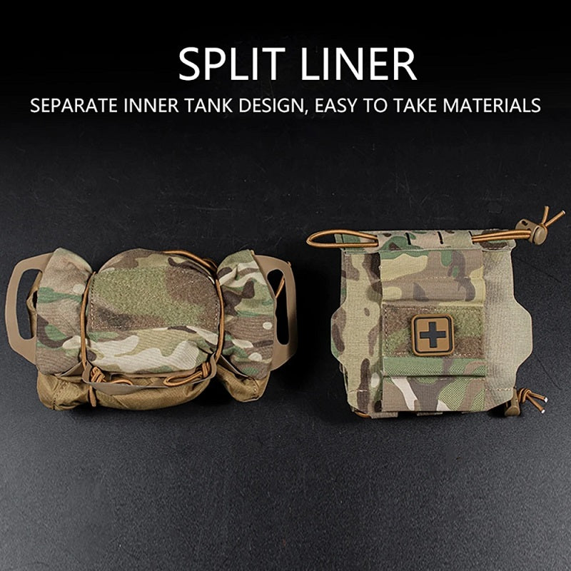 AGENT ACEVEDO 34815 Tactical Military Pouch MOLLE Rapid Deployment First-aid Kit Survival Outdoor Hunting Emergency Bag Camping Medical Kit