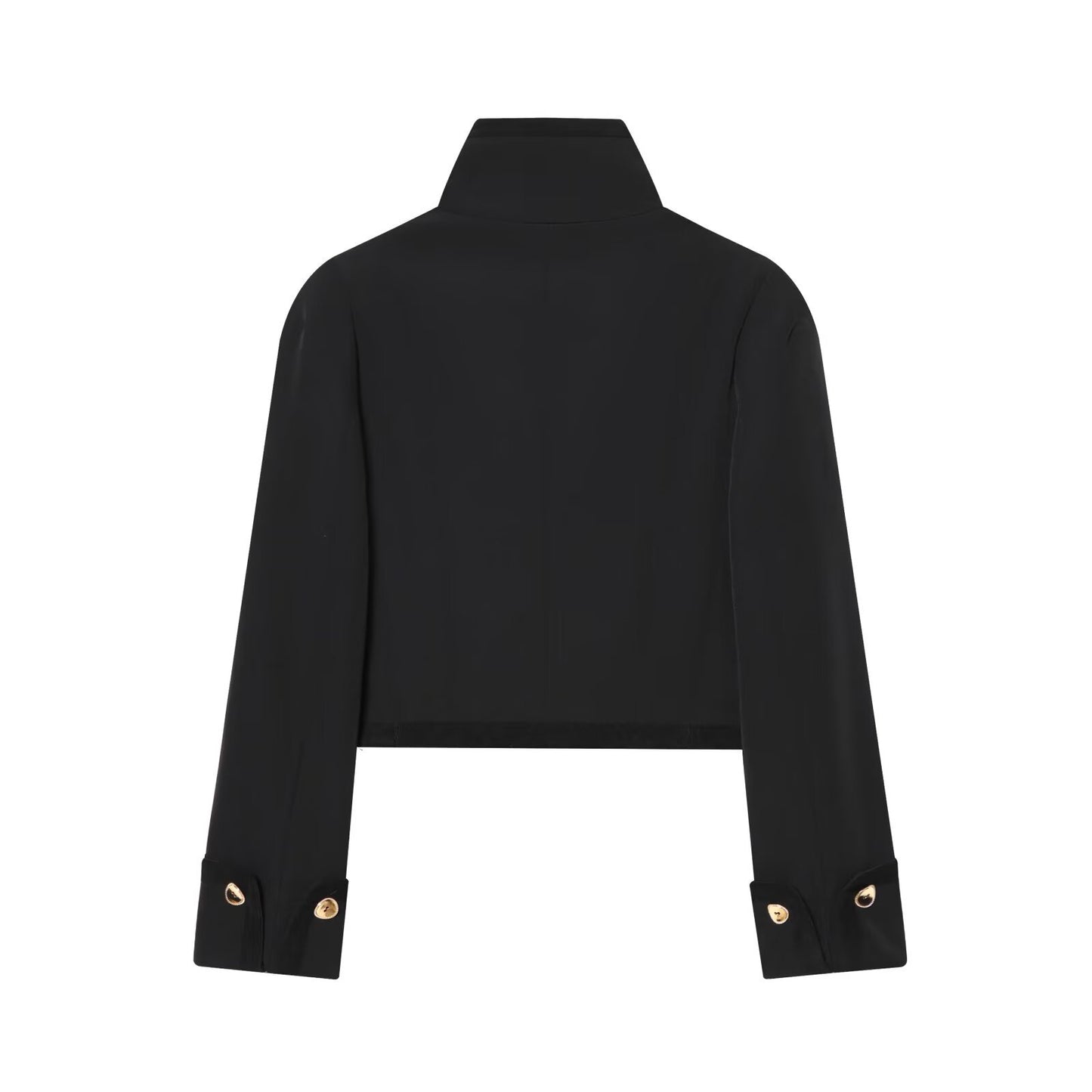Double breasted short jacket women's coat