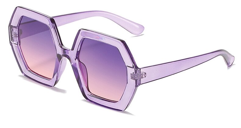 Classic Square Black Sunglasses Women New Brand Design Polygon Sunglasses Ladies Fashion Shades Vintage Glasses Eyewear Unisex