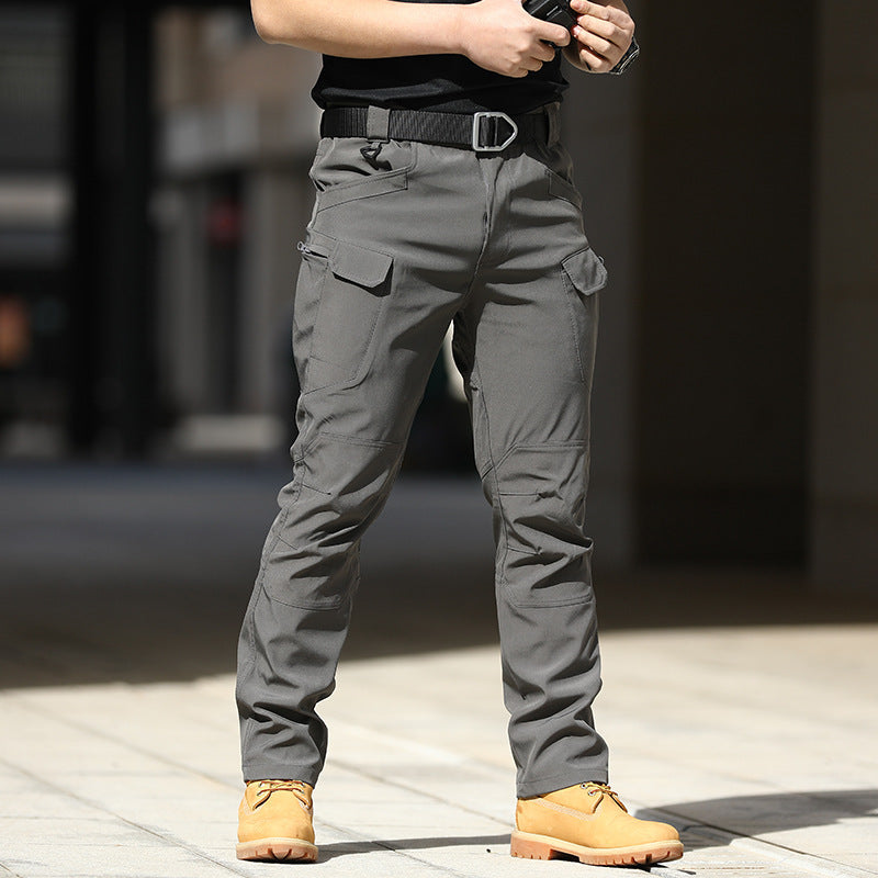 AGENT ACEVEDO Tactical pants camouflage training pants spring and autumn outdoor elastic work pants loose soft shell assault pants