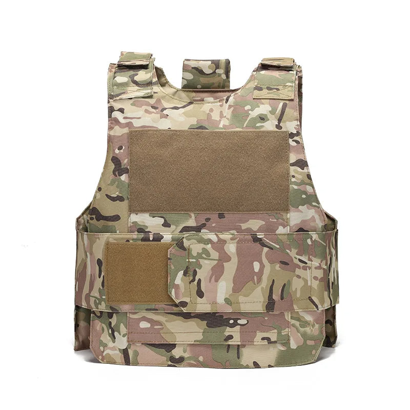 AGENT ACEVEDO 34815 Tactical Army Vest Multi functional Armor Plate Tactical Carrier Vest CP Camo 800D