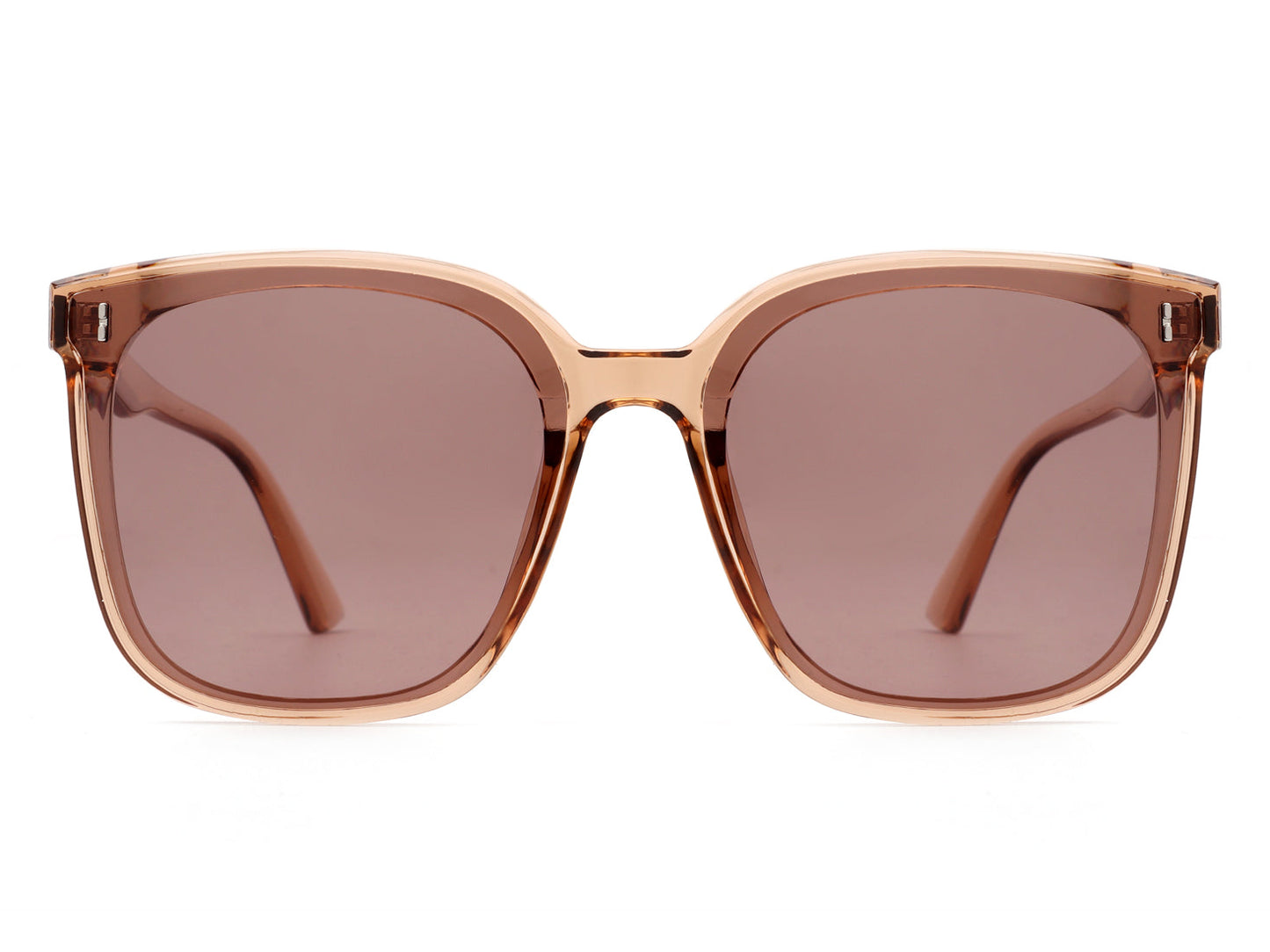 Zona - Square Oversize Retro Flat Top Women Fashion Sunglasses