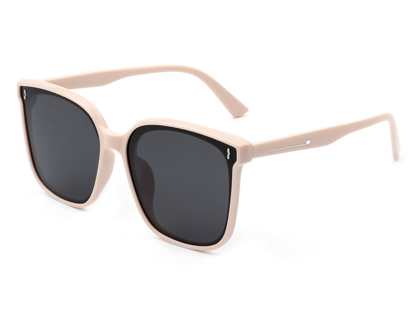 Zona - Square Oversize Retro Flat Top Women Fashion Sunglasses