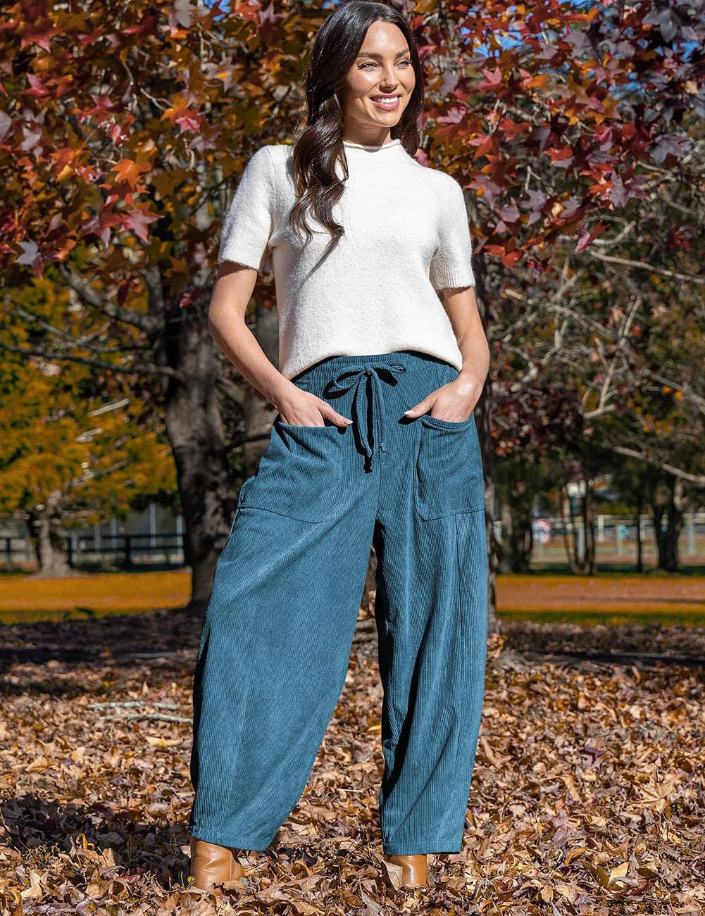 Slimming Pants Wide Leg Pants Women