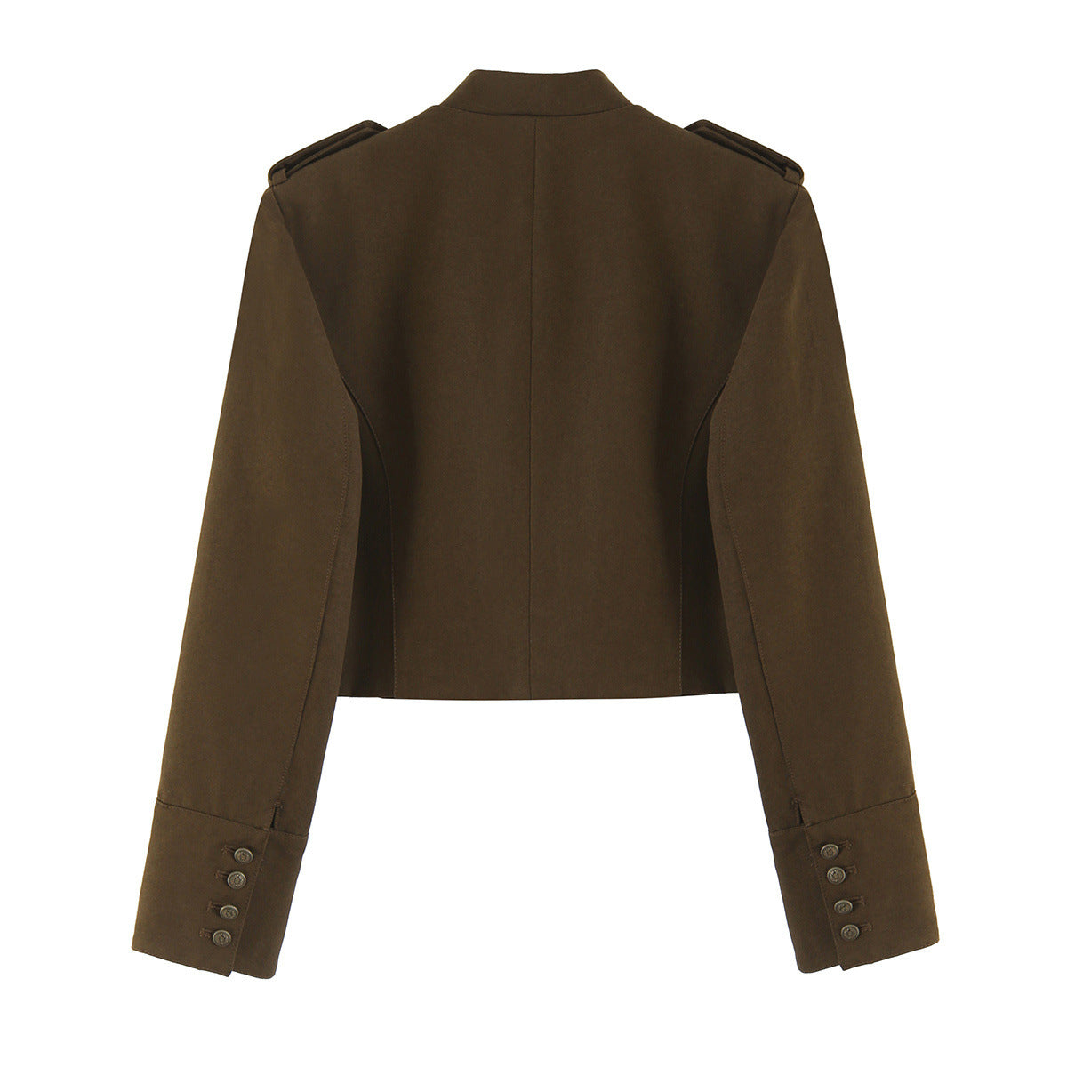 Strap collar suit jacket+pants suit for women