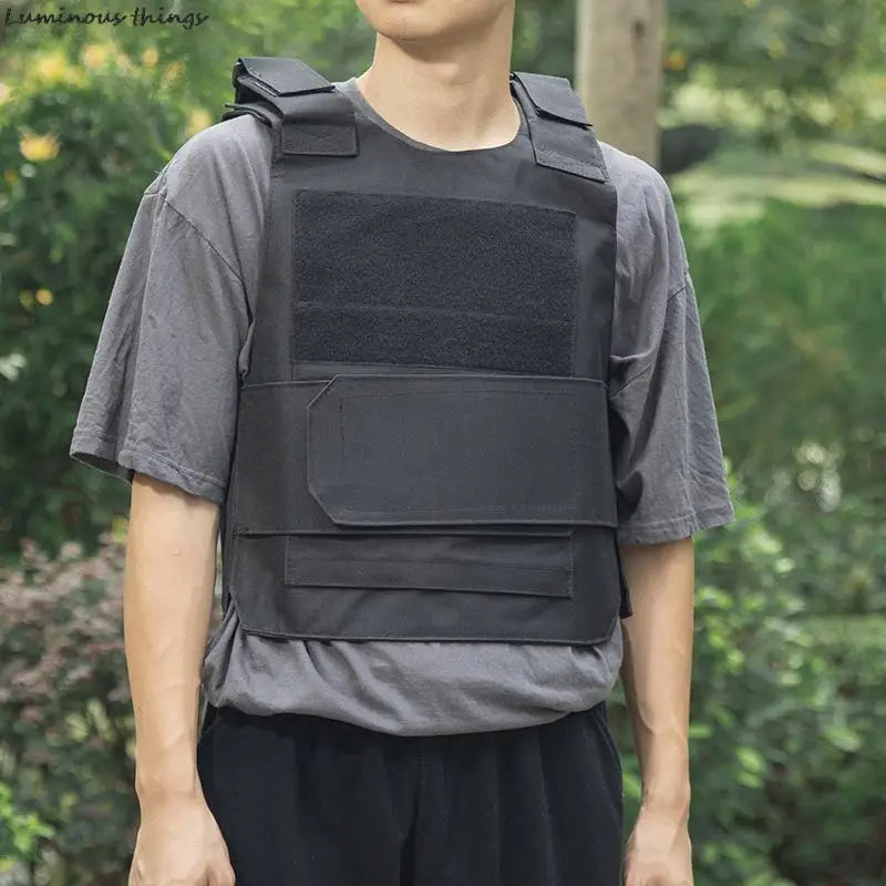 AGENT ACEVEDO 34815 Tactical Army Vest Multi functional Armor Plate Tactical Carrier Vest CP Camo 800D