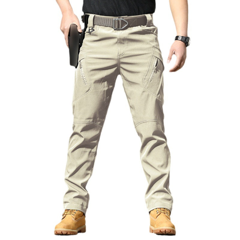AGENT ACEVEDO Tactical pants camouflage training pants spring and autumn outdoor elastic work pants loose soft shell assault pants