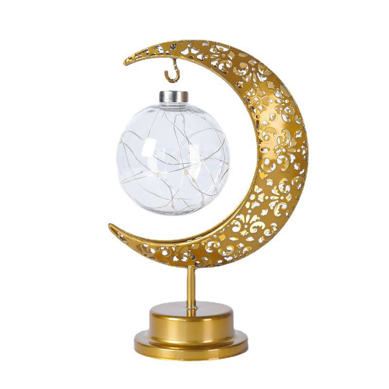Moon Lamp Ball Lamp Star Moon Lamp Decorative Lamp Bedroom Desk Lamp Atmosphere Shaped Lamp