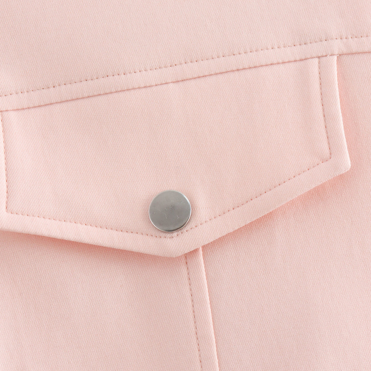 Autumn and winter new European and American women's standing collar double pocket short baseball jacket jacket for women