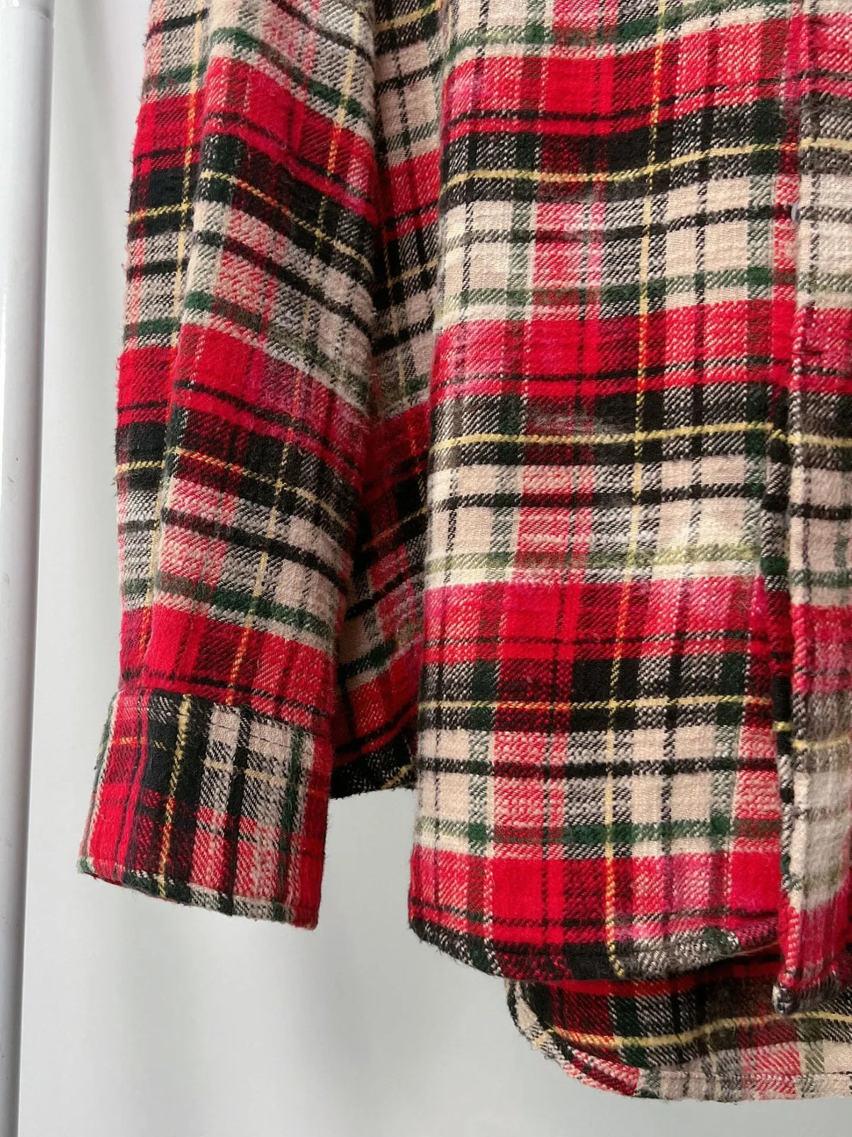 Autumn Women Red Plaid Shirt Lace-Up Stand Collar Long Sleeve Single Breasted Female  Loose Blouse