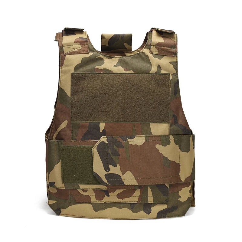 AGENT ACEVEDO 34815 Tactical Army Vest Multi functional Armor Plate Tactical Carrier Vest CP Camo 800D