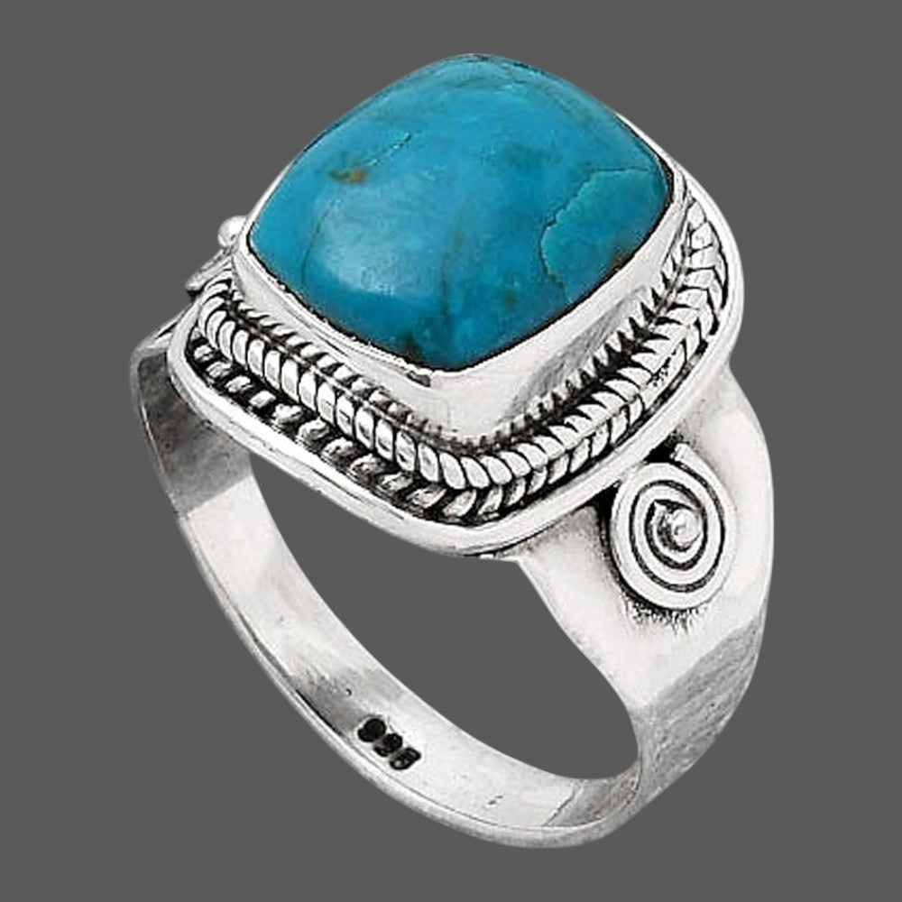 Natural Peruvian Opalina Ring size-7 R-1398 SDR246067