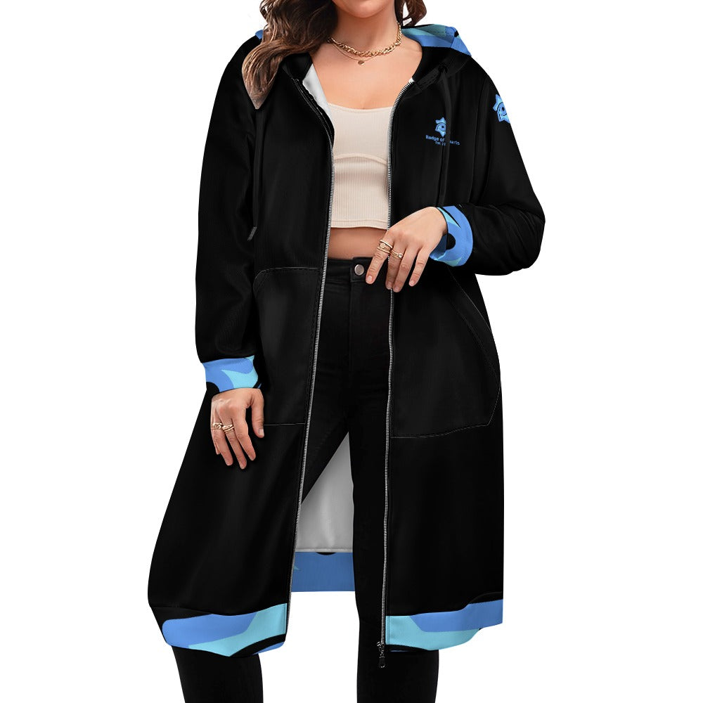 Badge of Pearls Women's long Hoodie
