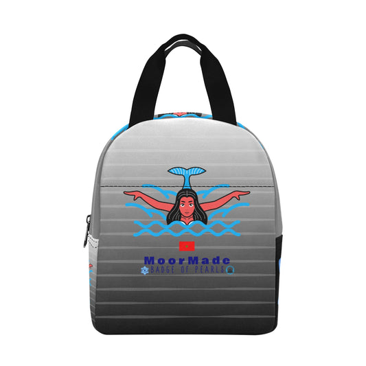 MoorMade Badge of Pearls Insulated Zipper Lunch Bag