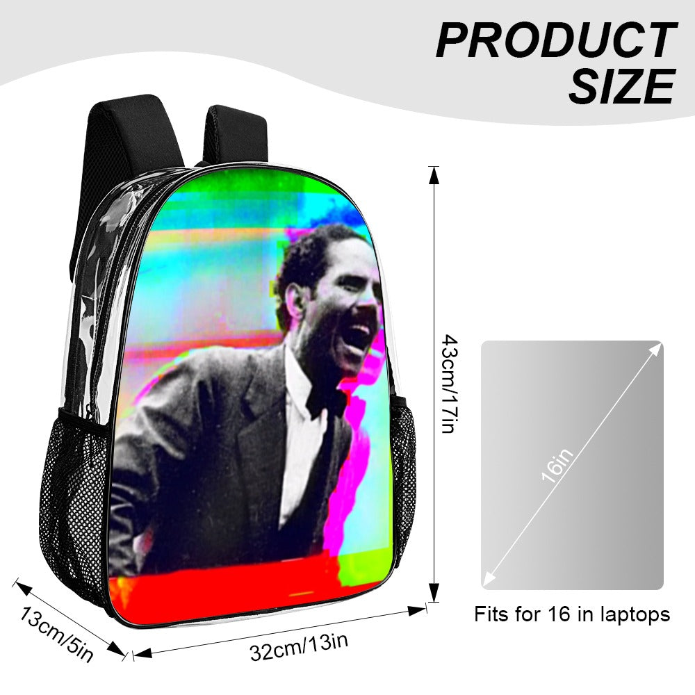 Dr. Pedro Albizu Campos Transparent Bag 17 inch 2024 New
