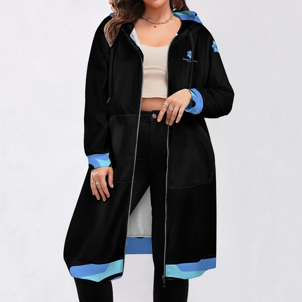 Badge of Pearls Women's long Hoodie