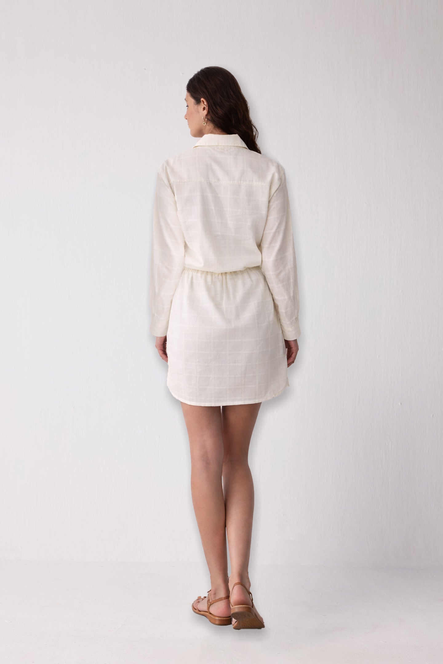 Meet me by the Cliff Dress in Off-White